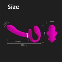 Leten Vibrador de Correa Sin Correa 12 Velocidades, Doble Penetración, Juguetes para Adultos Lesbianos - details 8