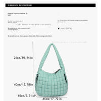 Bolso de mano tipo chaqueta nube plisada, bolso bandolera - details 7