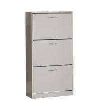 Zapatero con 2 cajones, Madera Aluminio, Gris, Conjunto de Muebles - details 8