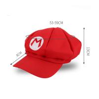 Gorra de Béisbol de Anime Super Hat Disfraz de Cosplay de Bros Sombrero 3D de Waluigi, Wario, Odyssey, Cappy Para Adultos - details 0