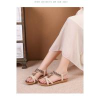 Elegantes Sandalias de Verano 2025 Boho con Strass Chanclas de Dedo de Cuero Genuino, Moda Playa y Fiesta, Diseño Exclusivo y Lujo - details 16