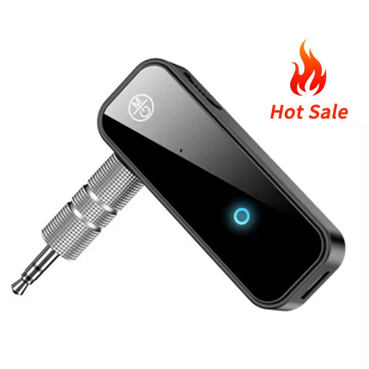 Adaptador inalámbrico 2 en 1, transmisor Y receptor Bluetooth 5,0, Adaptador de Audio Auxiliar de 3,5mm, A2DP para Audio de coche, música, altavoz de TV - 1