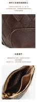 Bolso de mensajero de cuero, pequeño y ligero mini bolso pequeño vertical de piel de vaca para mujer, bolso para teléfono móvil. - details 15