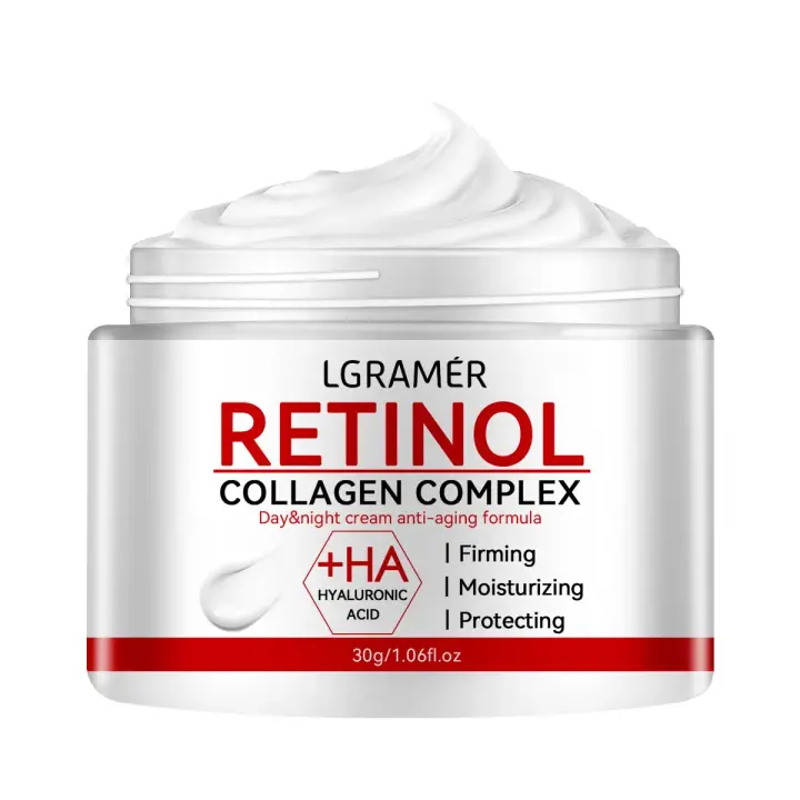 Crema reafirmante de elevación de Retinol, crema facial eliminadora de arrugas de colágeno para crema hidratante, productos para iluminar la piel - 1