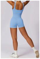 Seamless One-piece Yoga Clothing High-intensity Sweat Wicking Threaded Elastic Sports Tight Fitness One-piece Clothing Female - details 29