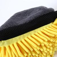 Guante de Lavado de Coche de Coral Suave Multifuncional Grueso para Limpieza, Antiarañazos, Cepillo de Detalles de Cera de Coche - details 5