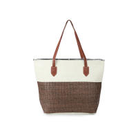 Bolsa de playa a rayas 2024, bolso de hombro para las axilas, bolso de lona informal de gran capacidad. - details 17