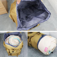 Mochila táctica de gran capacidad para hombre, bolsa militar de camuflaje de 70L, para senderismo, montañismo, caza y acampada - details 2