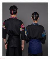 Estilo japonés Chef Sushi restaurante Kimono trabajadores masculinos y femeninos ropa de trabajo Izakaya barbacoa traje de Chef de autoservicio - details 7
