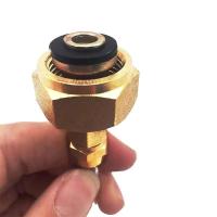 Adaptador de acoplamiento de cilindro de gas plano de propano de repuesto para estufa de camping al aire libre, inflado con válvula de alivio de presión - details 6
