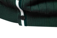 Cárdigan con cuello en V para hombre, suéter de manga larga, Chaqueta de punto con ribete de Color de contraste de moda - details 18