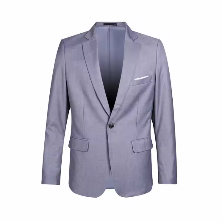 Chaqueta formal informal de mediana edad y joven, traje pequeño de negocios ajustado para hombre, top occidental individual, negro - 1
