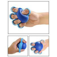 Bola de silicona para fortalecer los músculos de los dedos, pinza de mano, entrenador de fuerza de muñeca, ejercicio de brazo, rehabilitación - details 6