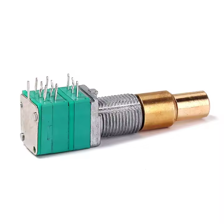 Potenciómetros de guitarra Eje 10 agujas Eje dividido Olla curva Control de volumen y tono moleteado Interruptor para accesorio de guitarra - 1