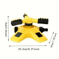 Juego de tubería de agua giratoria automática, rociador de riego para jardín, césped, patio, 360 grados - details 4