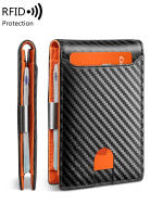 Cartera Minimalista Para Hombre Con Bloqueo RFID Portátil Gran Capacidad 11 Tarjetas Color Sólido Soporte Para Tarjetas De Crédito - details 0