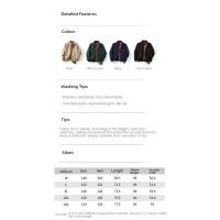 Chaqueta americana Harrington G9 pilot con cuello levantado para hombre, primavera 2024 - details 34