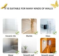 12 Uds. De pegatinas creativas de mariposa hueca 3D a la moda, arte de pared moderno, decoraciones para el hogar, regalo DIY - details 4