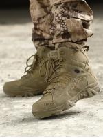 Botas de Combate de Desierto 2024 Zapatos de Trabajo de Cuero para Hiking al Aire Libre - details 17
