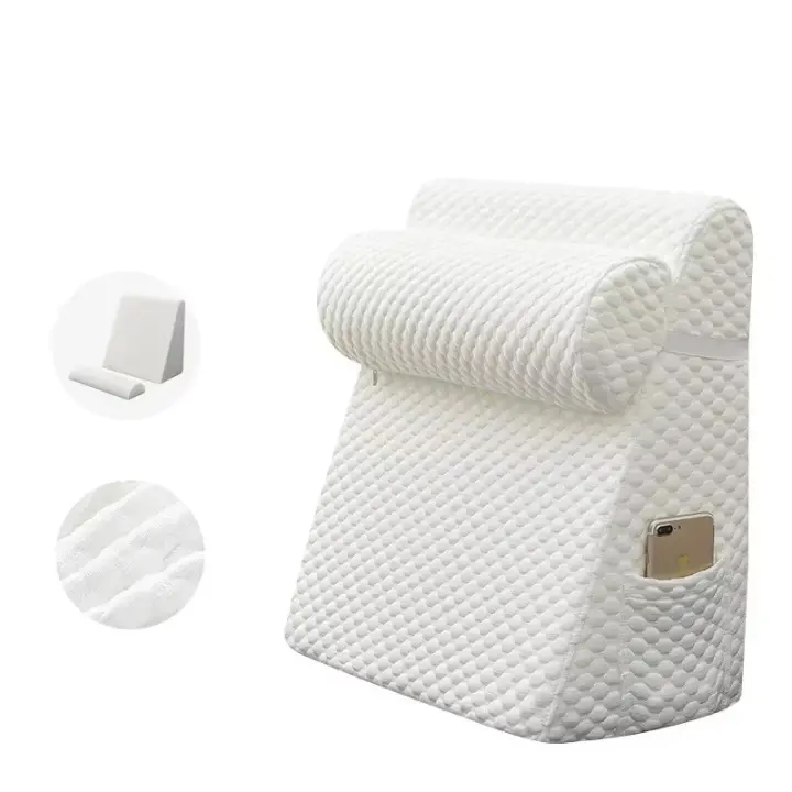Almohadas de Codo Elevado en Forma de Triángulo HEEUAI HT Almohadas de Cama de Espuma de Memoria para Dormitorio y Oficina Alivio de Refluxo Ácido Hechas en China - 1