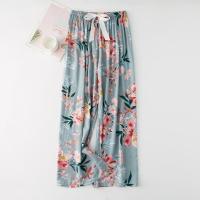 Pijamas de Algodón-Seda para Mujeres Pantalones Corporales Delgados para Embarazadas - details 33