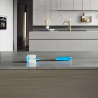 El cepillo de limpieza doméstico multifuncional de acero inoxidable es respetuoso con el medio ambiente y viene con una botella con mango duradero. - details 3