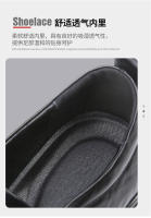 Nuevos zapatos de cuero para hombres, calzado informal, transpirable, de negocios, con pedal - details 10