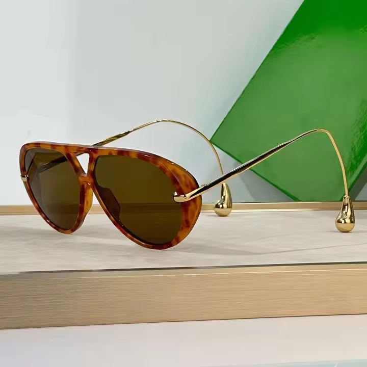 Gafas de Sol Piloto Oversize Estilo Vintage 2025 Sombra de Puente Doble Para Hombres y Mujeres - 1