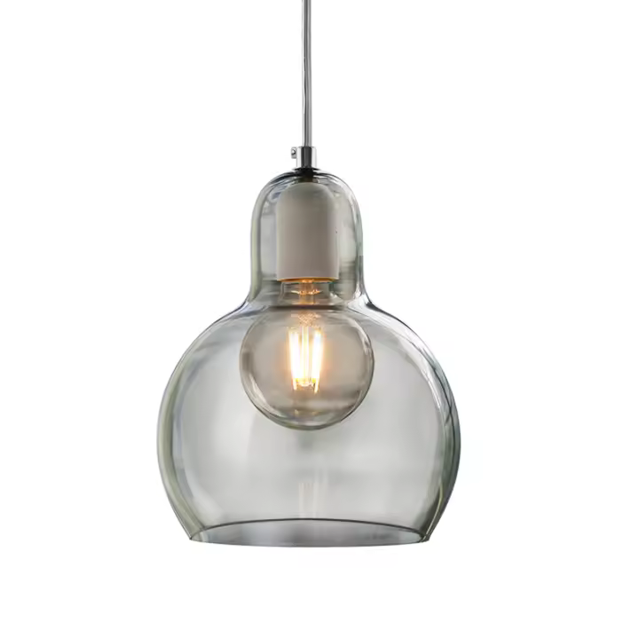 Lámpara colgante de cristal para decoración del hogar, luz LED moderna nórdica E27 para comedor/sala de estar, restaurante, cocina - 1