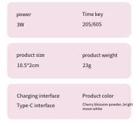 Minilámpara portátil de mano para esmalte de Gel, linterna de secado rápido, secador USB, hine, UV, LED, para uñas - details 13