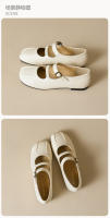 Zapatos Mary Jane franceses de fondo plano con poco profundo, zapatos de mujer de primavera con suela suave, zapatos de ballet. - details 8