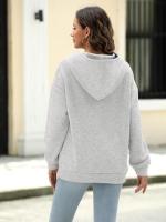 Sudaderas con capucha sueltas para mujer, ropa Haruku de moda coreana, top femenino, - details 6