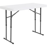 Mesa de Catering Cuadrada Portátil Ultraresistente 183x76cm, Altura Ajustable Peso 15kg, Duradero - details 4
