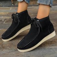 Zapatos planos informales con cordones para mujer - details 6