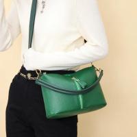 2023 bandolera de cuero genuino para mujer, bolso de hombro de color sólido de alta calidad - details 1