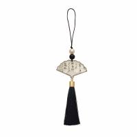 Colgante de mariposa de estilo chino acrílico, abalorio de teléfono hecho a mano DIY, cadena de teléfono con cuentas Retro, cordón colgante de estilo corto - details 2