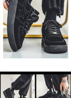Zapatillas Casuales para Hombre Transpirables con Estampado de Estrella Moda para Correr Caminar Tenis Entrenamiento Deportivo Material de Revestimiento de Cuero Imitación - details 10