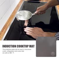 Alfombrilla de inducción antideslizante para cocina, alfombrilla de silicona con aislamiento térmico, reutilizable, para refrigeradores y hornos B - details 5