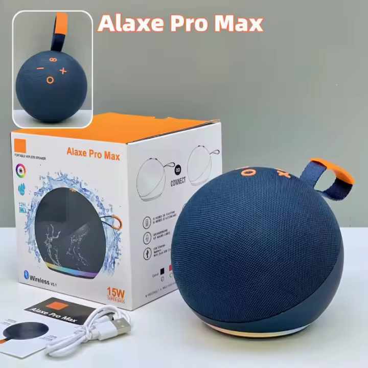 Altavoz Portátil inalámbrico Bluetooth 5.0 con subwoofer incorporado y mic - 1