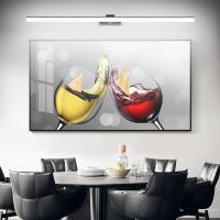 Lámpara LED de 32W Lámpara de espejo Aplique Blanco Frio 6000K Luz natural para Espejo Muebles de Maquillaje Aparato Montado en la Pared, Negro, 120CM - details 5
