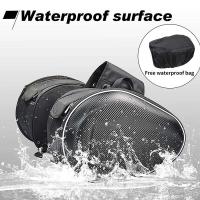 Bolsas de sillín de ajuste Universal, caja de bolsa de viaje para horquilla de almacenamiento, casco lateral de motocicleta, 2 uds. - details 2