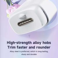 Electric Automatic Nail Clippers Nail Polisher Nail Scraps Storage Household Fingernail Trimmer Fingernail Cutter for Children