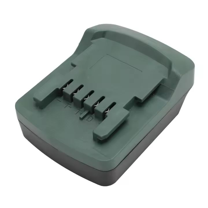 Adaptador de batería para herramientas eléctricas, convertidor de adaptador de batería portátil ABS de 18V para Metabo - 1