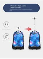 Mochila Escolar de Rueda Grande Impermeable, Resistente al Desgaste, Capacidad para Hombres y Mujeres Hecha en China - details 5