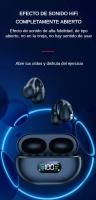Auriculares Inalámbricos con Clip 2024, Auriculares Bluetooth 5.3 con Micrófono HD, HiFi Estéreo y Pantalla LED, Ajuste Cómodo, Carga Rápida USB-C, Auriculares para Deportes y Correr, Compatibles con Android, iPhone, Xiaomi, Samsung y Huawei - details 0