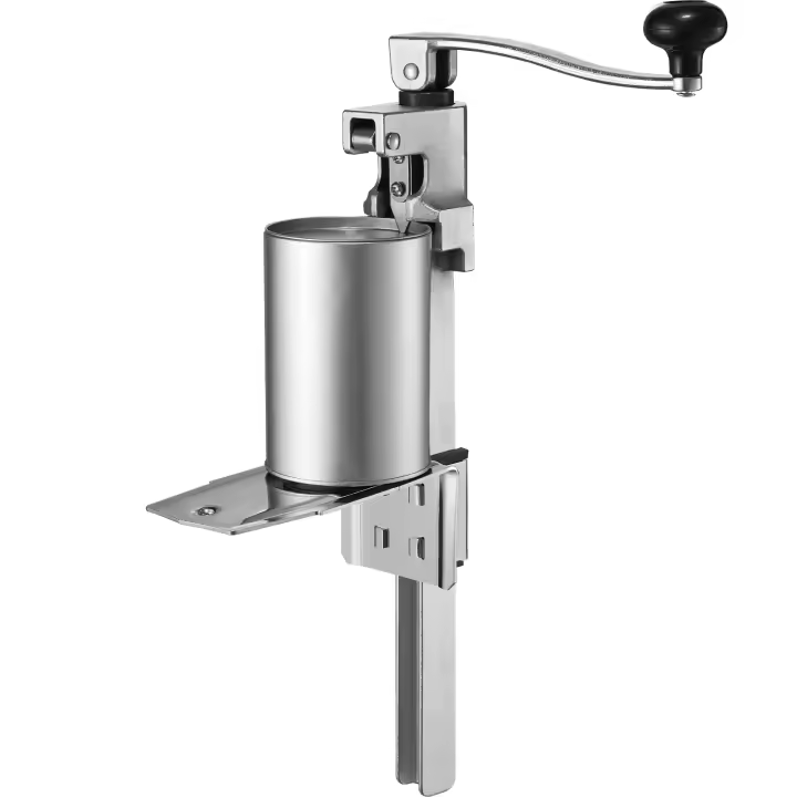 Abrelatas manual SucceBuy: herramienta de mesa comercial robusta. Base de alta resistencia. Ajustable. Abre latas grandes de hasta 11.8" de altura. Para restaurantes, hoteles, hogares, bares. - 1