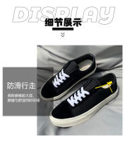 Zapatos negros puros, bajos, versátiles, de talla extra grande, para hombre y mujer, los mismos zapatos, zapatos casuales para parejas. - details 1