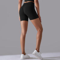 Pantalones cortos de yoga sin costuras para mujer, leggings - details 11