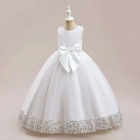 Elegante Vestido de Princesa con Lentejuelas de Esponja Vestido de Fiesta para Niñas en Rosa para Bodas y Graduaciones - details 2
