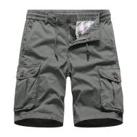 Pantalones Cargo de Algodón 100% Cintura Elástica, Múltiples Bolsillos, Estilo Táctico Militar para Hombres Moda de Verano - details 4